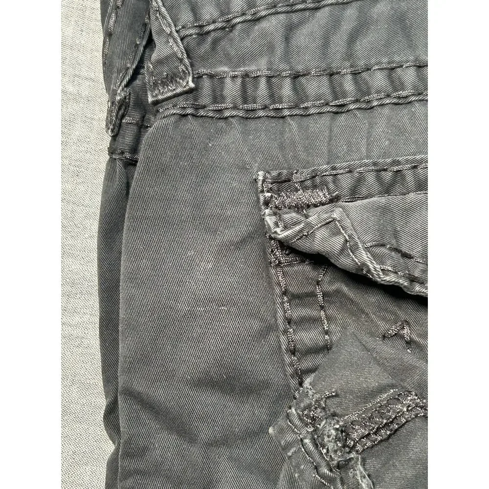 Vintage True Religion Ricky Super T Pants Mens 36x30 Relaxed Straight Black USA